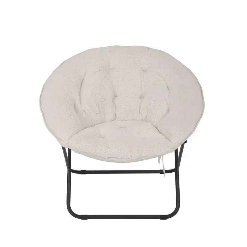 Mainstays Cozy Saucer Chair, Sherpa
