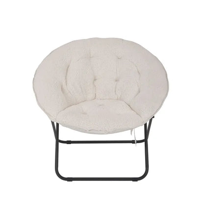 Mainstays Cozy Saucer Chair, Sherpa