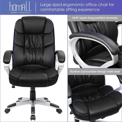 Homall Ergonomic Office Chair  High-Back Mesh Computer Chair with Lumbar Support