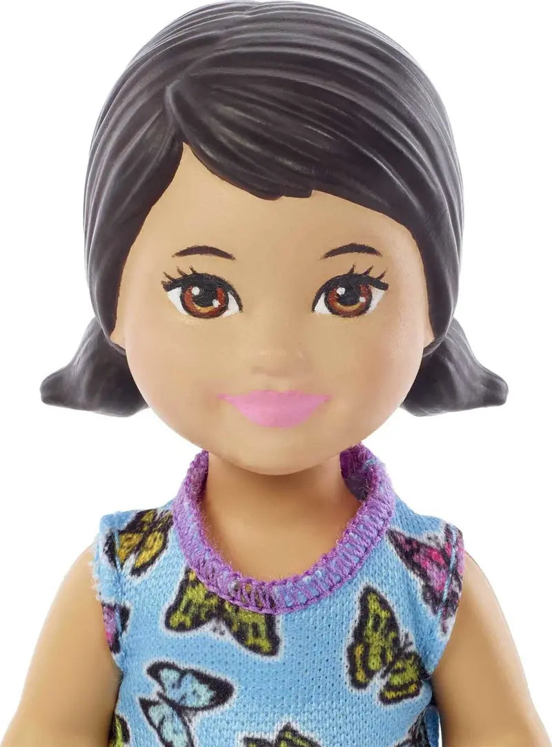 Barbie Skipper Babysitters Inc Potty-Time Set with Brunette Toddler Doll , Toilet & Accessories