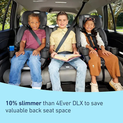 4Ever DLX Convertible Car Seat  4-in-1 Rear-Facing to Booster Design for Ages 010 Years