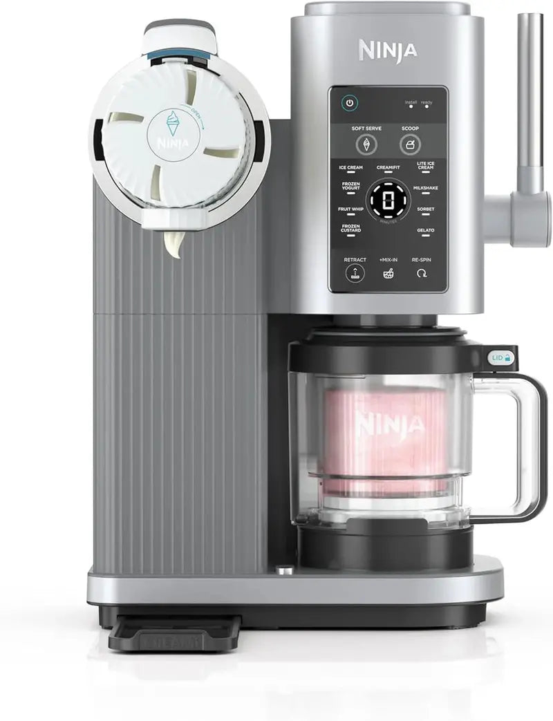 Swirl by CREAMi Ice Cream Maker  13-Program Frozen Dessert Machine (Sorbet, Soft Serve, Yogurt), Includes Two 16oz Pints (NC701)