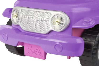 Barbie Purple Off-Road Vehicle with Pink Seats, Rolling Wheels, Ages 3-7