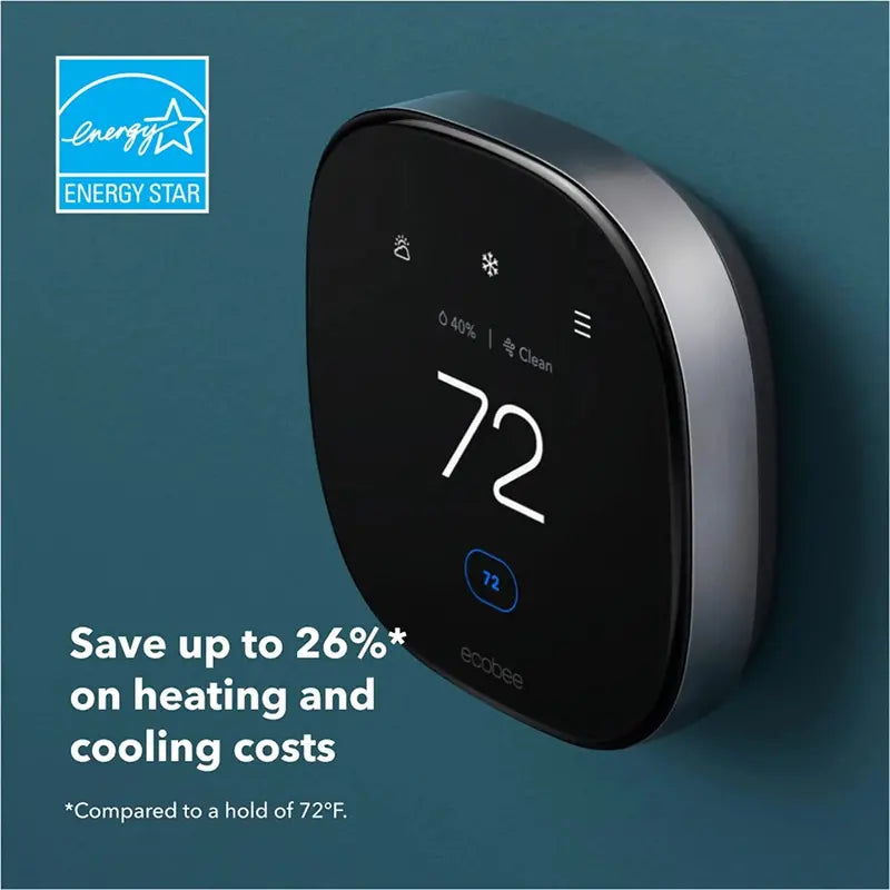 ecobee Smart Thermostat Premium with Air Quality Monitor & Smart Sensor