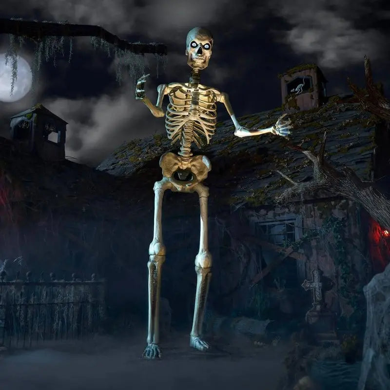 LifeEyes LCD-Equipped Giant Skeleton  Realistic Animated Eye Display