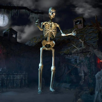 LifeEyes LCD-Equipped Giant Skeleton  Realistic Animated Eye Display
