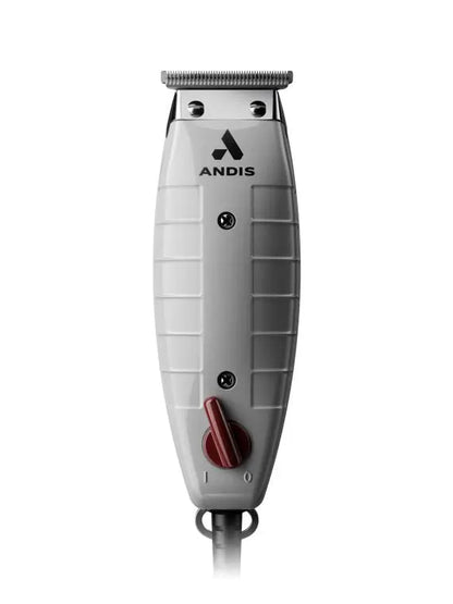 Andis GTO Professional T-Outliner Trimmer  Corded Carbon Steel T-Blade, Bump-Free Technology, Grey