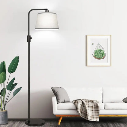 Adjustable Dimmable Floor Lamp with Vintage Edison Bulb