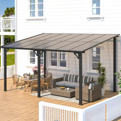 AECOJOY 14′ x 10′ Outdoor Gazebo  Pop-Up Patio Shade Structure with Waterproof Roof