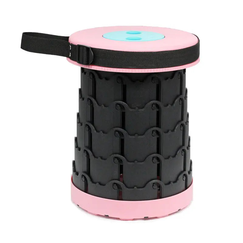 Compact Folding Stool with Enhanced Retractable Design