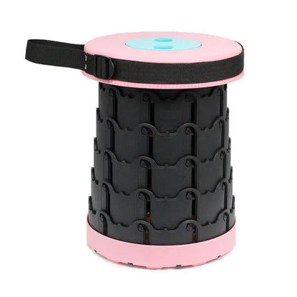 Compact Folding Stool with Enhanced Retractable Design