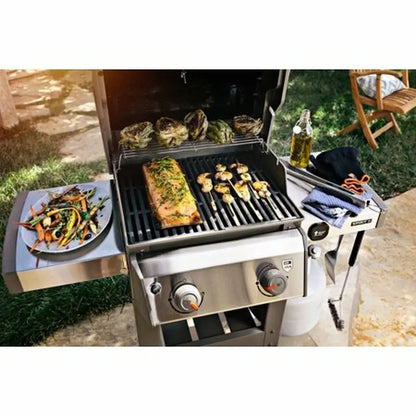 Freestanding Propane Gas Grill  Sleek Black Finish
