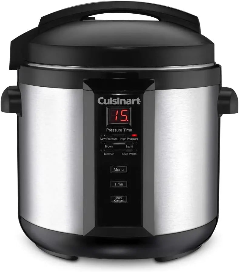 Cuisinart 6-Quart Stainless Steel Electric Pressure Cooker CPC-600N1 with Digital Timer & Multi-Function