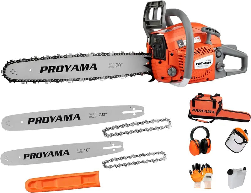 12-Inch 26cc Top-Handle Gas Chainsaw  Lightweight Petrol-Powered Tool for Precision Tree and Branch Cutting