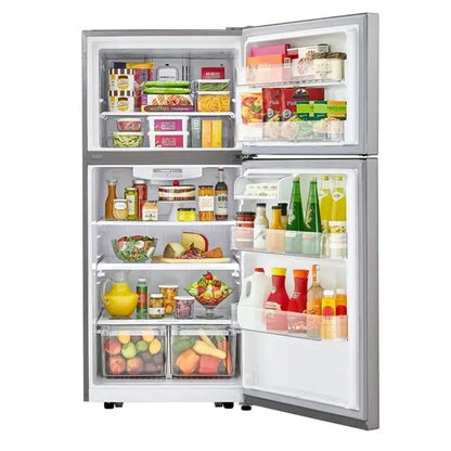 20.2 cu ft Top Freezer Stainless Refrigerator
