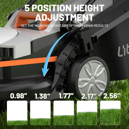 Litheli U20 Handy+ 20V 13″ Lightweight Cordless Mower — Garden-Ready