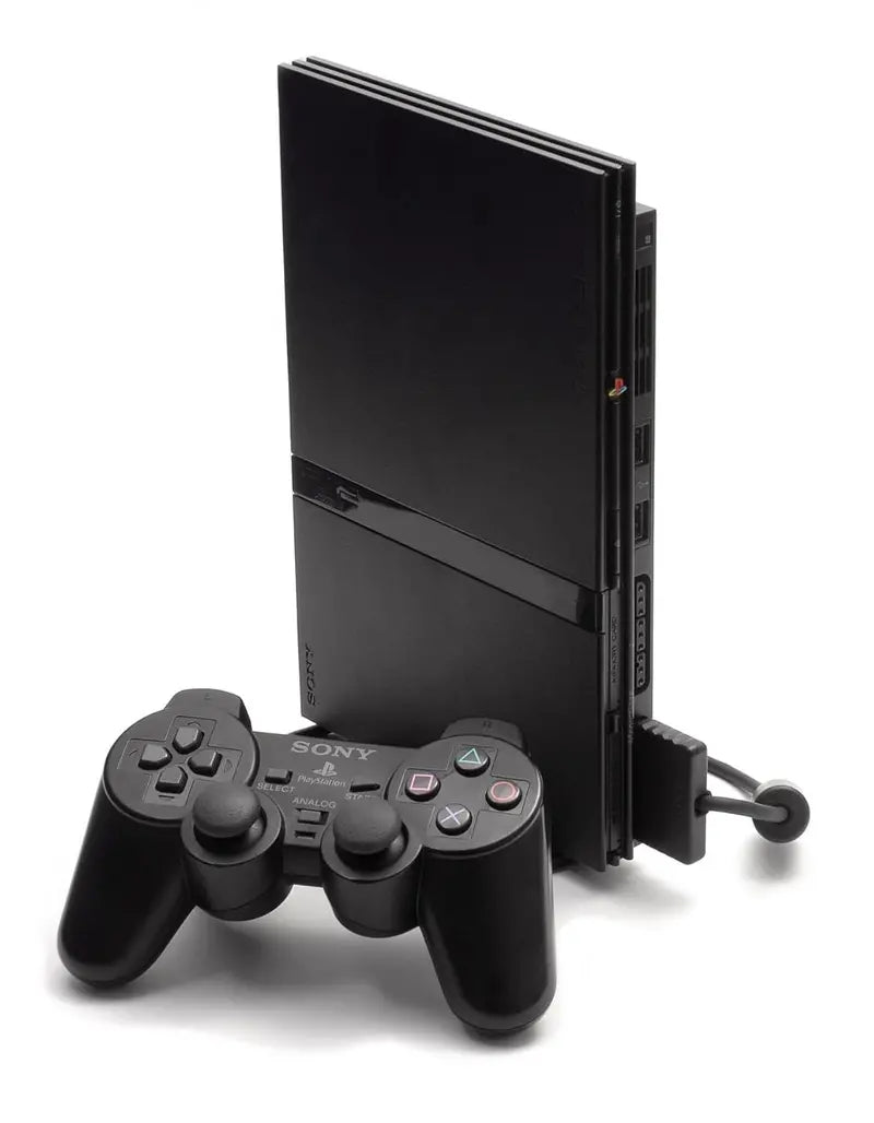 Renewed PlayStation 2 Slim Console  Compact, Reliable Retro Gaming System