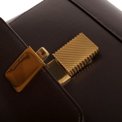 Mini Marly - Cuir Box Chocolat