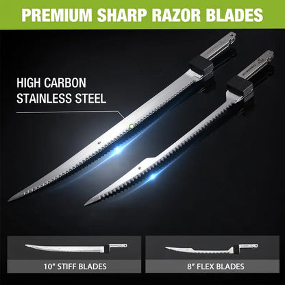 WORKPRO 12V Cordless Fillet Knife for Precision Fish Cleaning