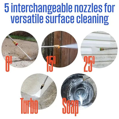 Westinghouse ePX3500 Electric Pressure Washer  2000 PSI, 1.2 GPM, Compact Cleaning Solution