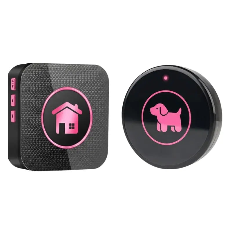 Wireless Pet Doorbell Featuring Adjustable Volume and 55 Customizable Melodies