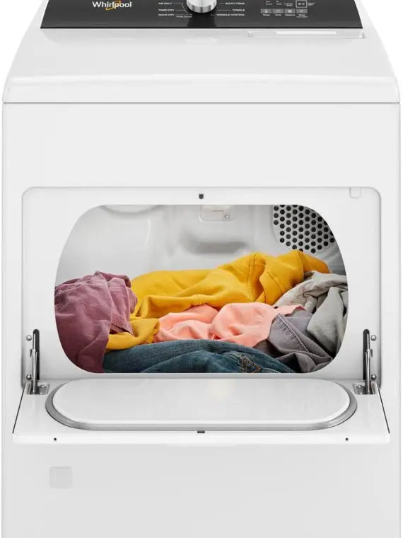 Whirlpool 7.0 Cu. Ft. Gas Dryer with Moisture-Sensing Technology  White (2025)