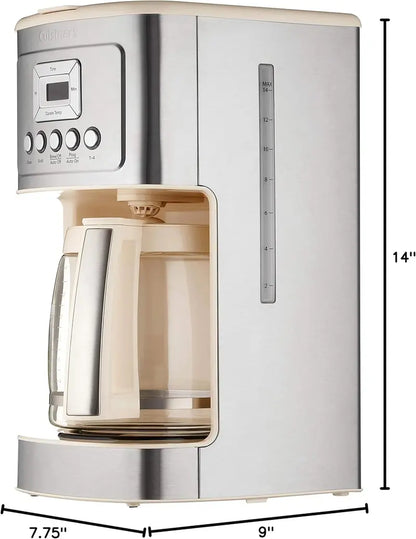 Cuisinart DCC-3200P1 Fully Automatic Coffee Maker  Brew Strength & 14 Cup Options