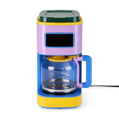 Bodum Bistro Programmable 12-Cup Coffee Maker  Vibrant Blue Multi-Function Brewer