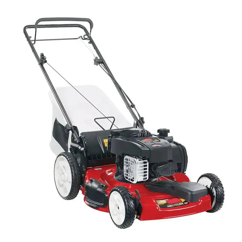 22-Inch Briggs & Stratton High-Wheel Self-Propelled Gas Lawn Mower with Bagger and Variable Speed Control