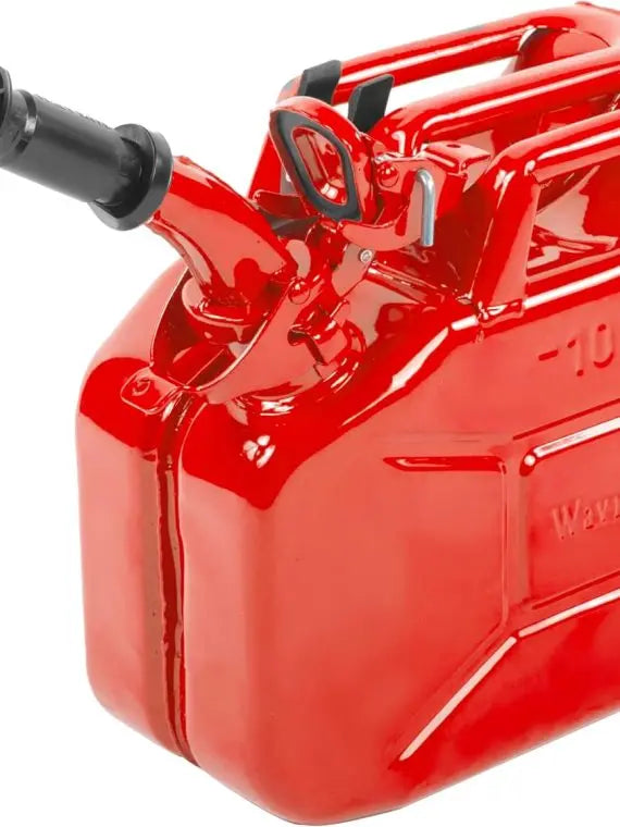 Authentic CARB Jerry Can with Spout, 5.3 Gallon (20L), Red  Durable Fuel Container