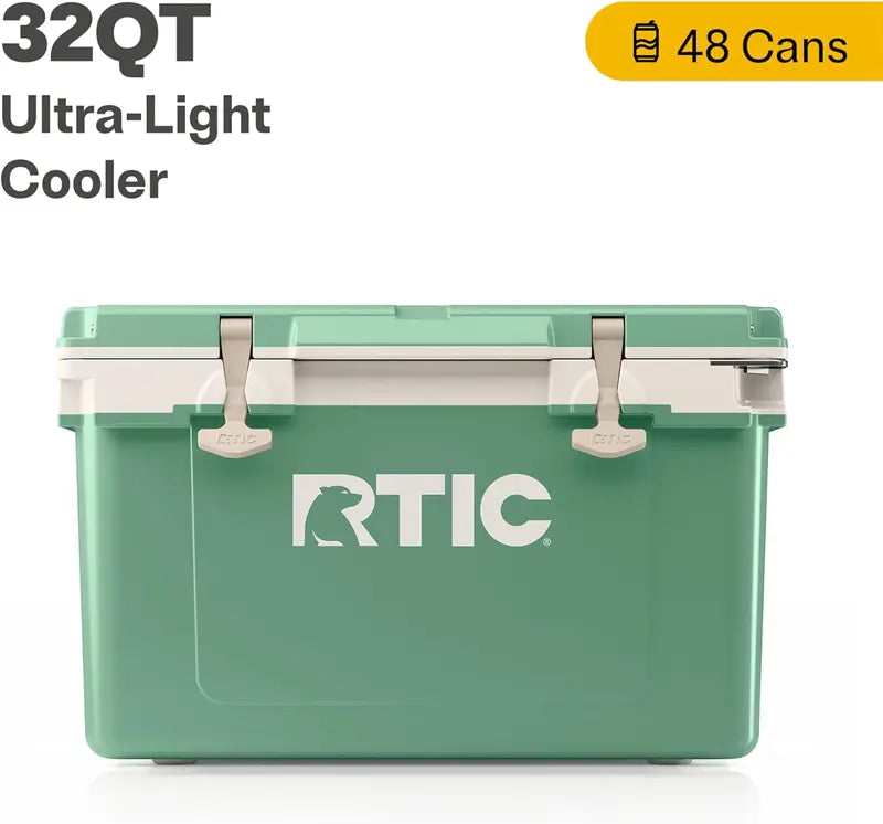 RTIC Ultra-Light 32 Quart Hard Cooler, 30% Lighter, Perfect for Camping, Beach, Fishing, BBQ