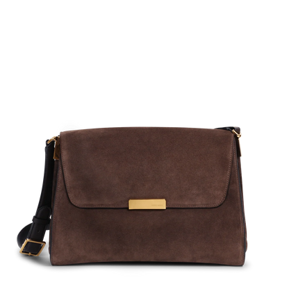 Amelot  - Cuir Velours Chocolat