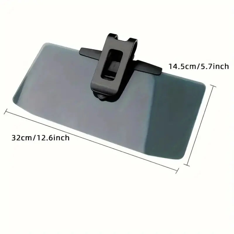 CarSunGuard Adjustable Anti-Glare Sun Visor Extender  Slim, Foldable UV Shield for Drivers
