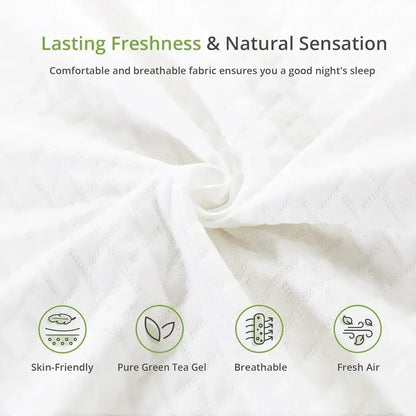 8-Inch Double Memory Foam Mattress  Balanced Medium-Firm Comfort for Everyday Sleep