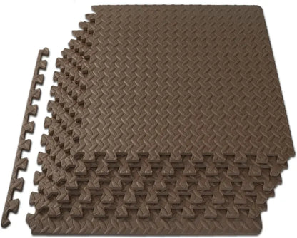 Non-Slip EVA Foam Floor Tiles  Interlocking Mat Set for Home Fitness