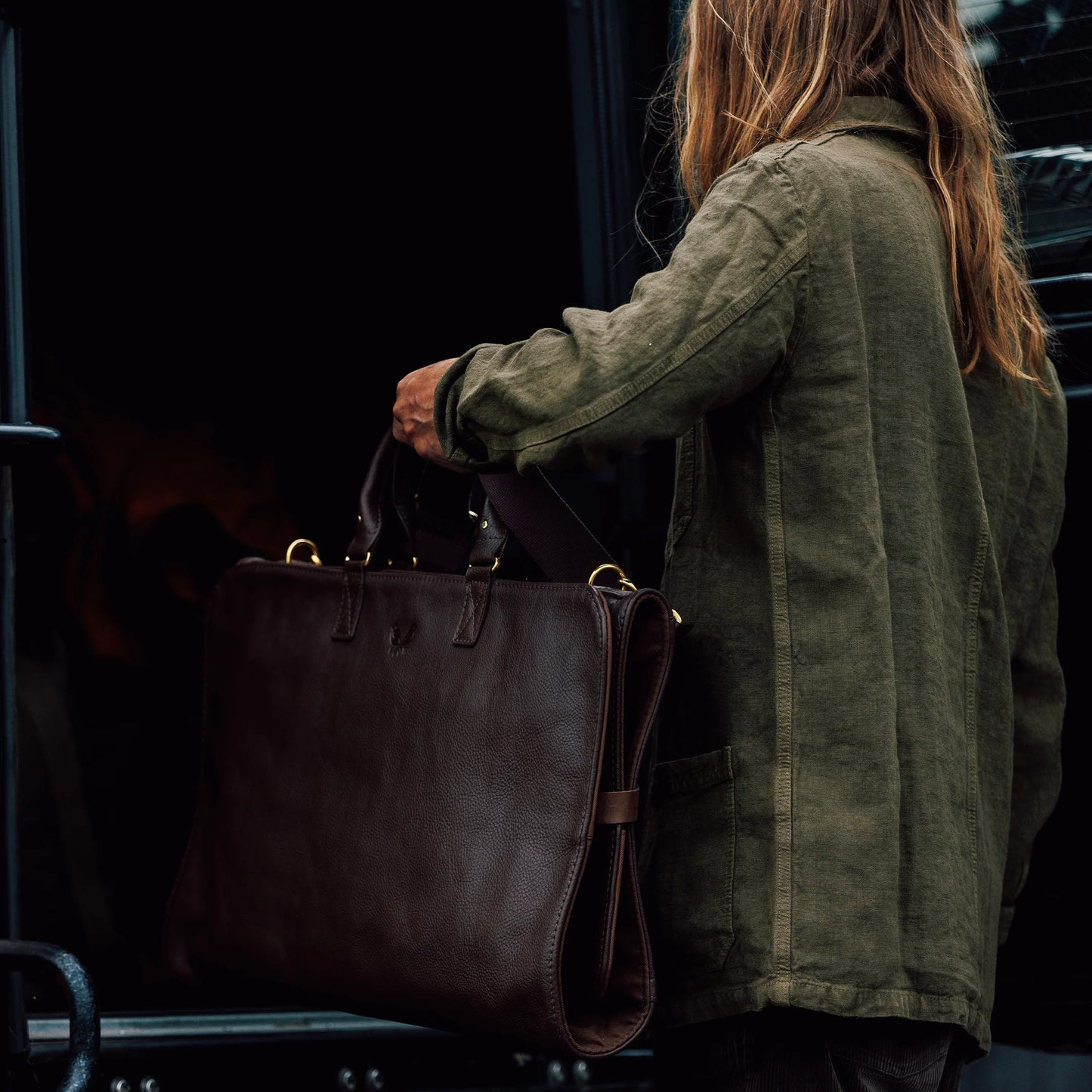 Leather Trifold - Brown