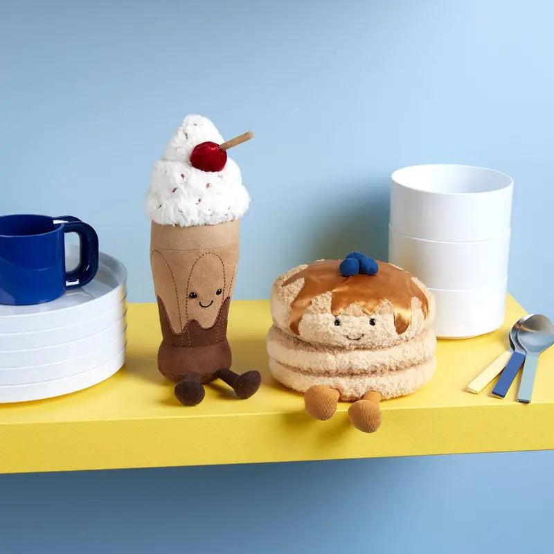 Jellycat Pancake Plush Toy  Soft Food-Themed Cuddly Stuffed Animal