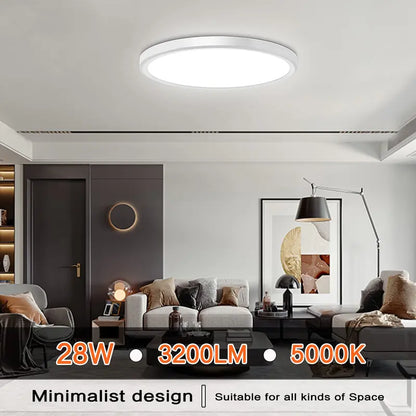 WKONCLDY 6PACK 3200lm LED Flush Mount Ceiling Light, Super Slim 12 inch