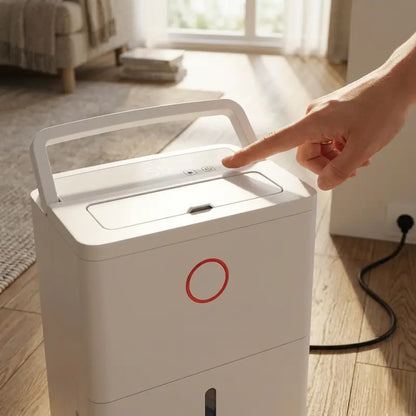21-Pint Home Dehumidifier  Continuous Drain Option & Custom Humidity Control
