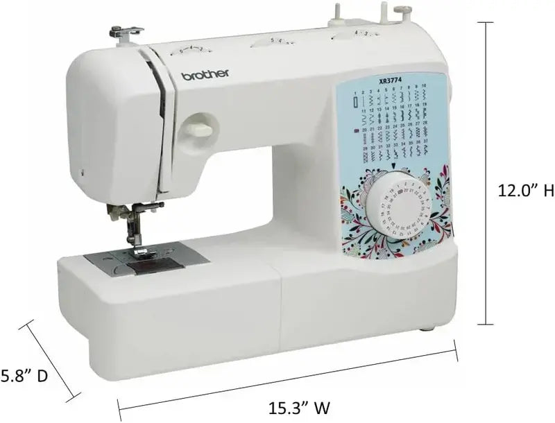 XR3774 Sewing and Quilting Machine  37 Built-in Stitches & 8 Specialty Presser Feet Included