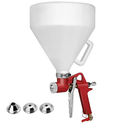 1.45-Gallon Drywall Texture Sprayer  Air-Powered Gun with Three Interchangeable Nozzles (4.0mm/6.0mm)
