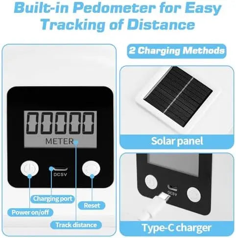 41″ Cat Exercise Wheel with Pedometer  Fast, Easy Installation for Indoor Cat Fitness