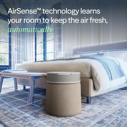 Blueair Blue Signature SP3i Max Air Purifier: WiFi-Enabled HEPASilent System for Large Spaces (3,385 sq. ft/hr), Odor Elimination & Dual-Function Table Design