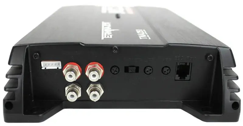 MTX 12″ Dual-Voice-Coil Car Subwoofer System  Includes Enclosed Box, Amplifier, and Complete QPower Wiring Kit
