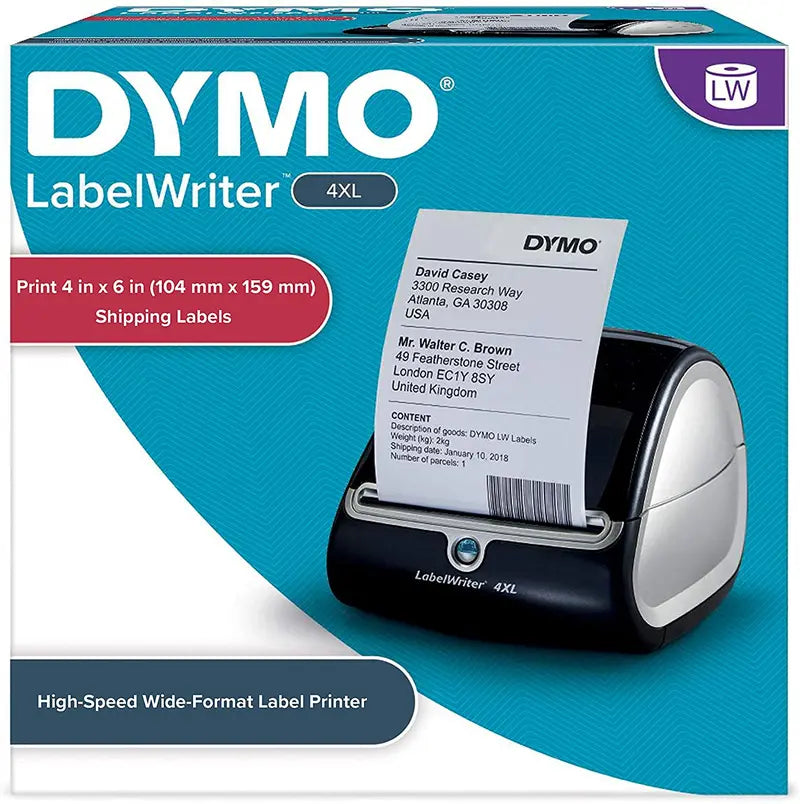 Dymo LabelWriter 4XL Thermal Label Printer  High-Resolution Desktop Model