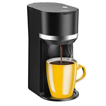 Compact Single-Serve Coffee Brewer for K-Cups and Ground Coffee