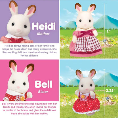 Calico Critters Red Roof Country Home Playset  Includes Dollhouse, Figures, Furniture & Accessories