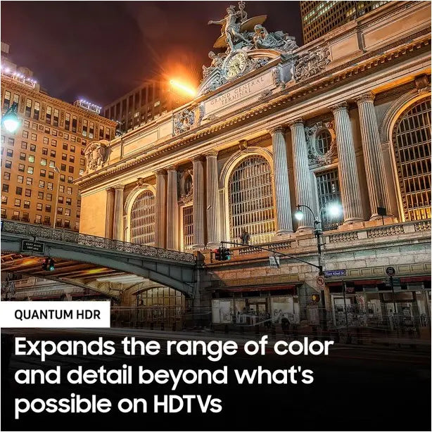 55-Inch 4K Ultra HD QLED Smart TV  HDR-Compatible, High-Resolution Display with Streaming Apps & Voice Control