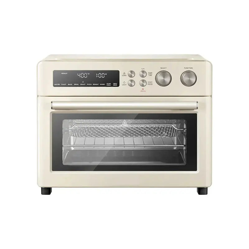 Retro-Style Infrared Air Fryer Toaster Oven  Fast-Heating Compact Oven with Vintage Design