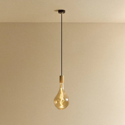 Voronoi III Pendant Light in Oak
